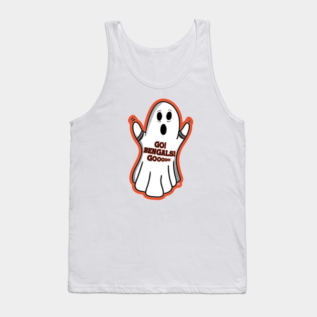 Ghost Cincinatti Bengals Tank Top by Rad Love